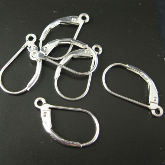 Wholesale Sterling Silver Leverback Earwire for Jewelry Making, Wholesale Earwire and Findings