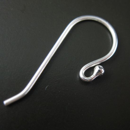Wholesale Sterling Silver Simple Fishhook Earwire  for Jewelry Making, Wholesale Earwire and Findings