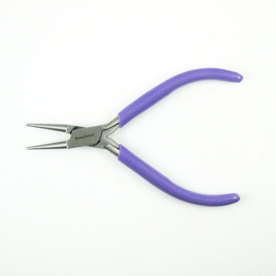 Beadsmith Super-fine Round Nose Pliers with Spring