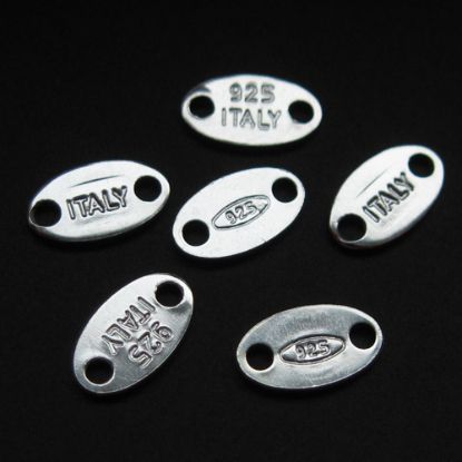 Wholesale Sterling Silver 925 Italy Quality Tag for Jewelry Making, Wholesale Earwire and Findings