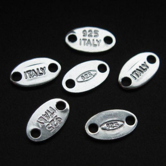 Wholesale Sterling Silver 925 Italy Quality Tag for Jewelry Making, Wholesale Earwire and Findings