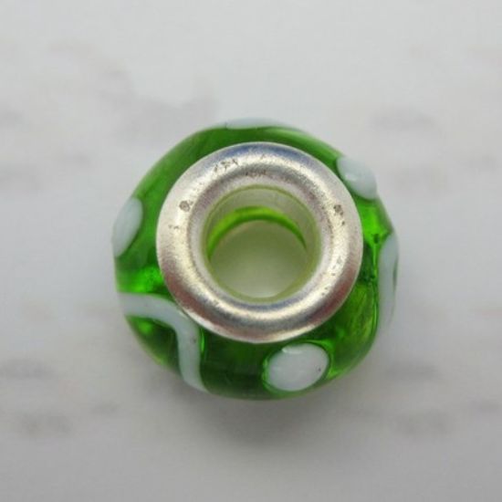 Wholesale Donut Shape Pandora Style Bead (1pc)