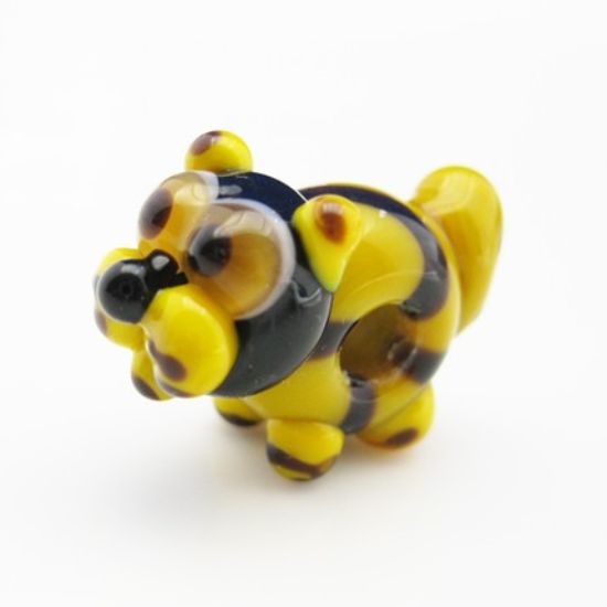 Wholesale Lampwork Bead - Pandora Style Tiger (1pc)