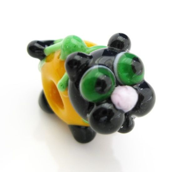 Wholesale Lampwork Bead - Lovely dog pandora bead (1pc)