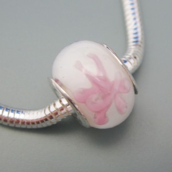 Wholesale Donut Shape Pandora Style Bead (1pc)