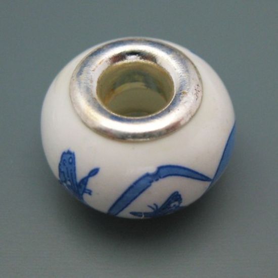 Wholesale Donut Shape Pandora Style Bead (1pc)