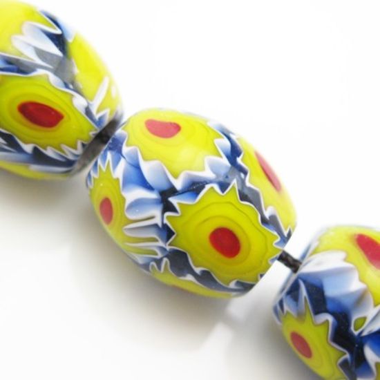 Wholesale Handpainted Porcelain Bead ( 3 pcs )