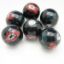 Wholesale Handpainted Pottery Bead 12mm ( 6 pcs )