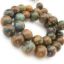 Wholesale Golden Green Turquoise Beads-12mm Round shape (Sold Per Strand)