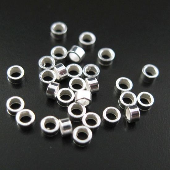 Wholesale Sterling Silver Tiny Crimp Beads ,Crimp and Endings for Jewelry Making, Wholesale Findings