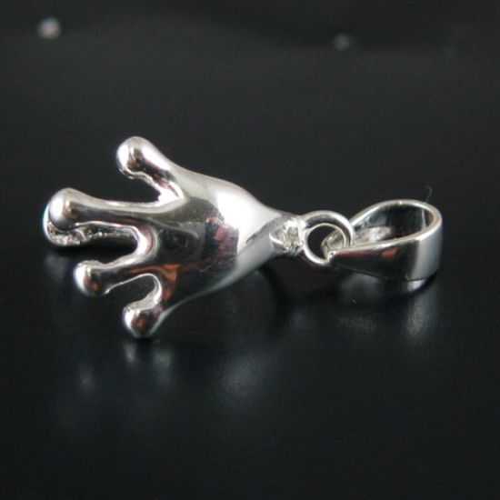 Wholesale Sterling Silver Hand Shaped Pinch Bail Connector, Wholesale Findings