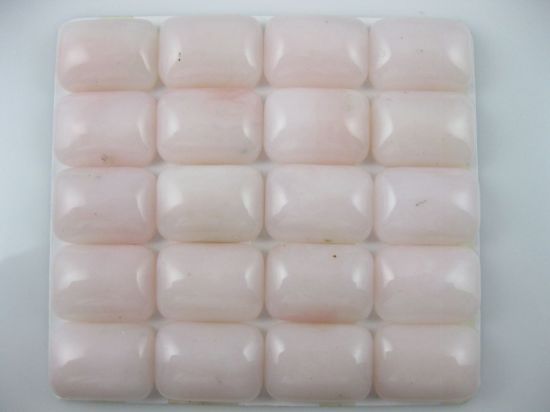 Wholesale Cabochon Pink Opal Rectangle, 13x18mm, Grade AB+