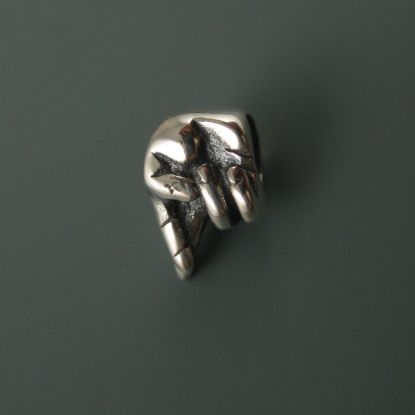 Wholesale European .925 Sterling Silver Fingers Crossed Charm Beads