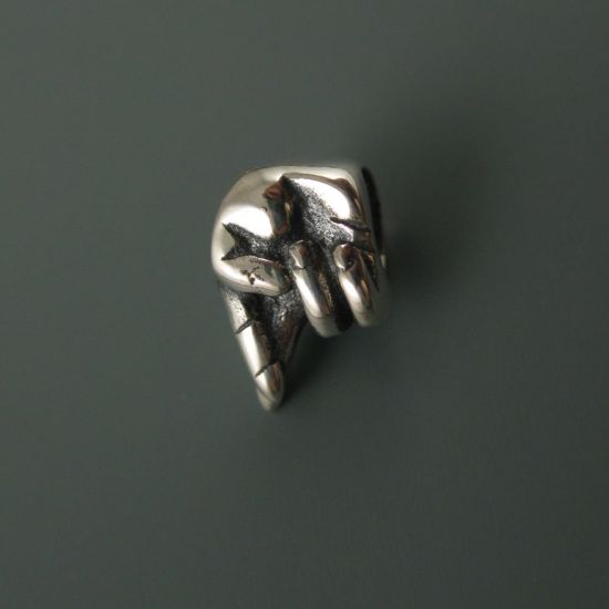 Wholesale European .925 Sterling Silver Fingers Crossed Charm Beads