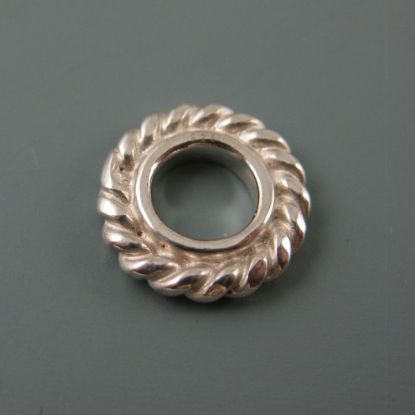 Wholesale European .925 Sterling Silver Fancy Ring Charm Bead