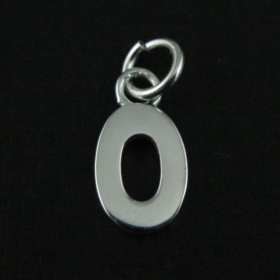 Wholesale Sterling Silver Smooth Letter Initial Charms and Pendants for Jewelry Making, Wholesale Findings