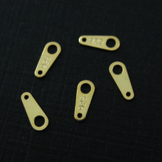 Wholesale Gold plated Sterling Silver 925 Quality Tag for Jewelry Making, Wholesale Earwire and Findings