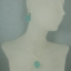 Wholesale Bezel Gem Oval Pendant Necklace & Earrings - Sterling Silver-Peru Chalcedony (16-24")