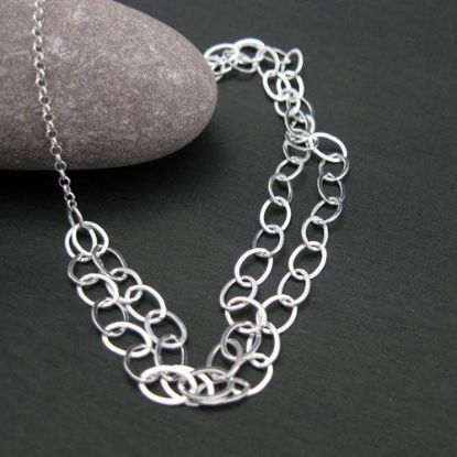 Wholesale 925 Sterling Silver Necklace - Double Layers (16-24")