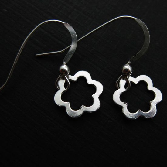Wholesale 925 Sterling Silver Jewelry Set- Flower Charm Connector