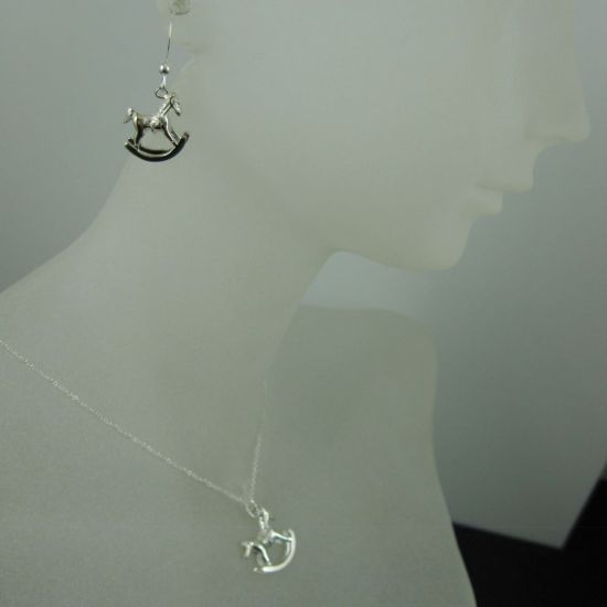 Wholesale 925 Sterling Silver Jewelry Set-Rockinghorse Charm