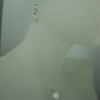 Wholesale 925 Sterling Silver Jewelry Set- Happy Face Charm