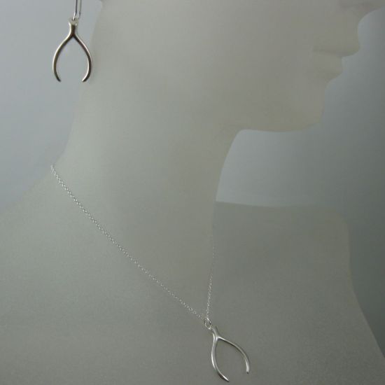 Wholesale 925 Sterling Silver Jewelry Set- Wishbone