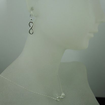 Wholesale 925 Sterling Silver Jewelry Set- Smooth Infinity Charm