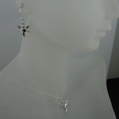 Wholesale 925 Sterling Silver Jewelry Set- Angel Charm