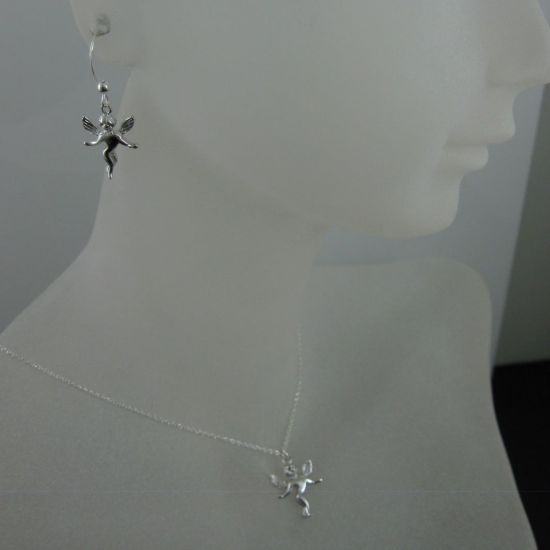 Wholesale 925 Sterling Silver Jewelry Set- Angel Charm