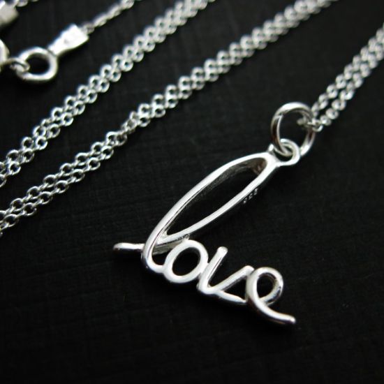 Wholesale 925 Sterling Silver Jewelry Set-Love