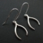 Wholesale 925 Sterling Silver Earrings- Wishbone Charm