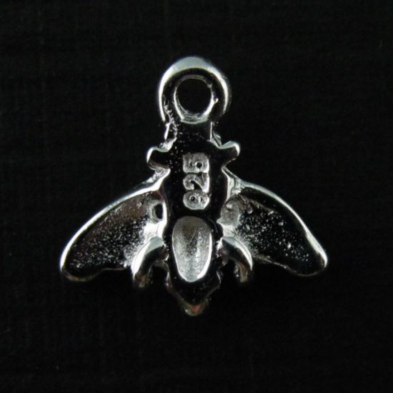 Wholesale Sterling Silver Bumblebee Charm, Charms and Pendants for Jewelry Making, Wholesale Findings