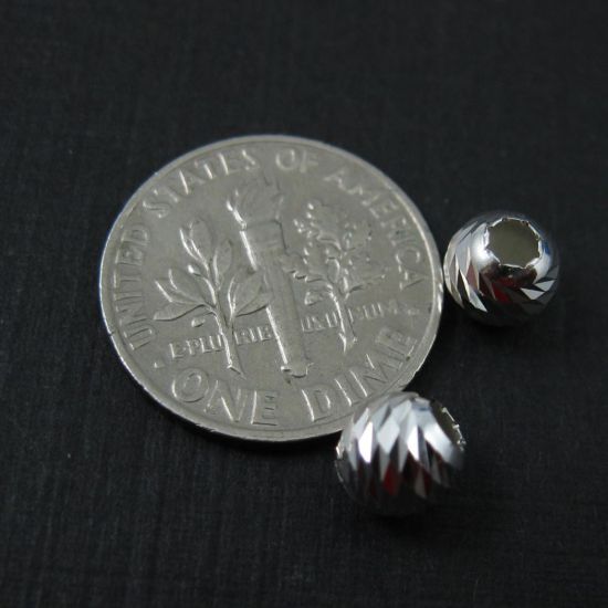 Wholesale Sterling Silver 6mm Finely Detailed Round Beads for Jewelry Making, Wholesale Beads and Findings