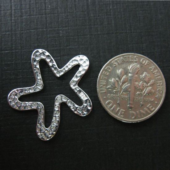 Wholesale Sterling Silver Starfish Charm, Charms and Pendants for Jewelry Making, Wholesale Findings