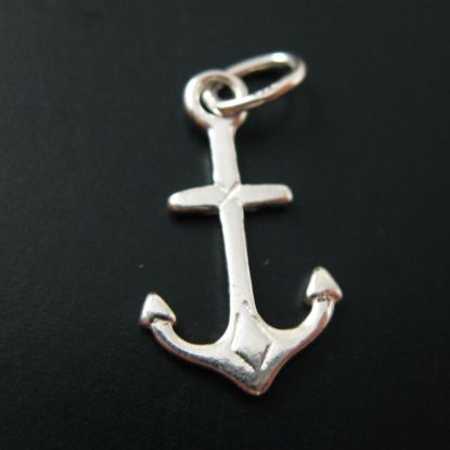 Wholesale Sterling Silver Nautical Anchor Charm, Charms and Pendants for Jewelry Making, Wholesale Findings