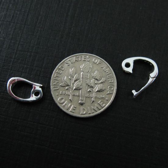 Wholesale Sterling Silver Classic Clip on Bail Connector, Wholesale Findings