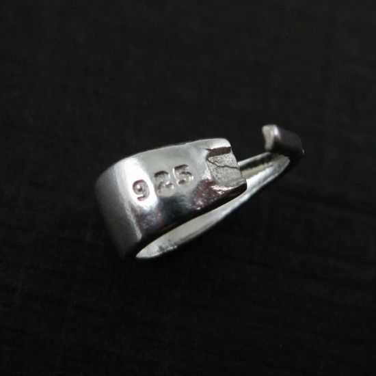 Wholesale Sterling Silver Simple Smooth Bail Connector, Wholesale Findings