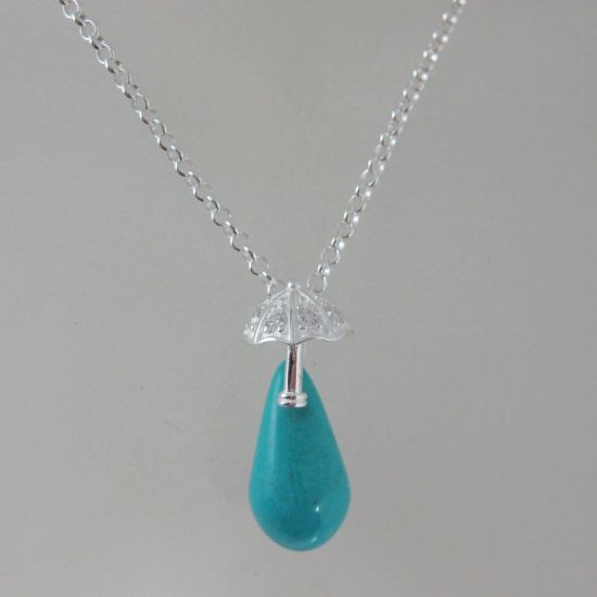 Wholesale Sterling Silver Umbrella Pinch Bail Connector with CZ Cubic Zirconia Stone, Wholesale Findings