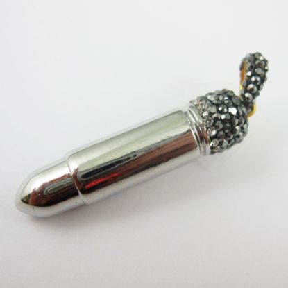 Wholesale Pave Pendant Silver Bullet Wholesale Pendants for Jewelry Making