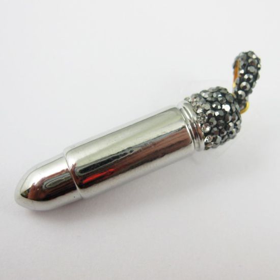 Wholesale Pave Pendant Silver Bullet Wholesale Pendants for Jewelry Making