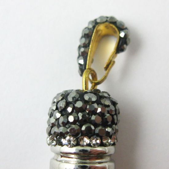 Wholesale Pave Pendant Silver Bullet Wholesale Pendants for Jewelry Making