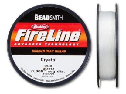 Wholesale Beadsmith Fireline Braided Thread, Crystal Thread 50 Yards Size 8lb Test, Wholesale Beading Supplies