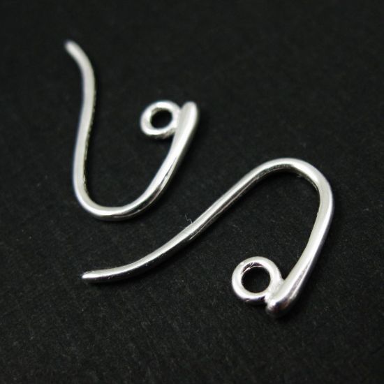 Wholesale Sterling Silver Sleek and Sexy Fishhooks for Jewelry Making, Wholesale Earwire and Findings