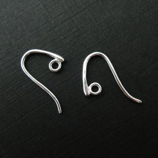 Wholesale Sterling Silver Sleek and Sexy Fishhooks for Jewelry Making, Wholesale Earwire and Findings