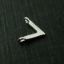 Wholesale Sterling Silver Chevron Point Connector Charm, Charms and Pendants for Jewelry Making, Wholesale Findings