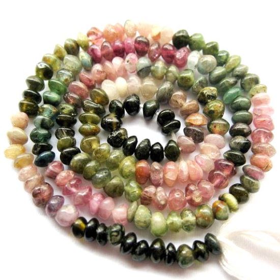 Wholesale Tourmaline-Semi Precious Gemstones,Loose Gemstones,Gemstone Beads-Plain Button Beads-3.5-4 mm