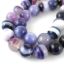 Wholesale Purple Watermark Agate Beads - Smooth Round 10mm (Sold Per Strand)
