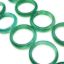 Wholesale Green Natural Agate - Big 35mm Ring (sold per strand)