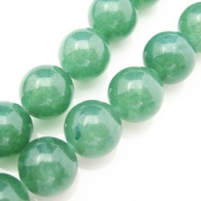 Wholesale Green Jade Beads - 10mm Smooth Round (Sold Per Strand)